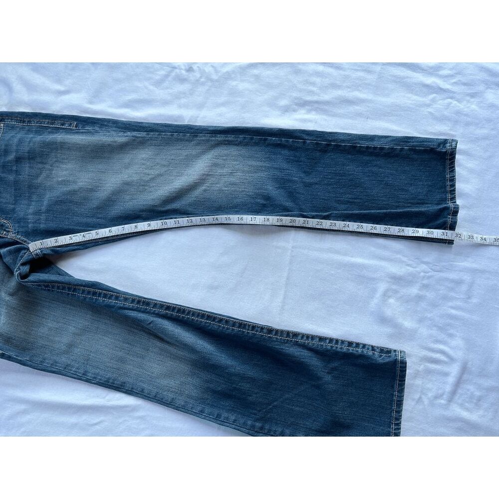 Cinch Ada Jeans Size 30/9R Bootcut Western Medium Wash Thick Stitch - Picture 7 of 9